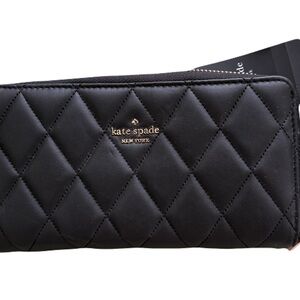 Kate Spade Quilted Black Wallet